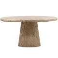 Round Stol do jadalni, Weathered Natural