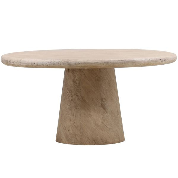 Round Stol do jadalni, Weathered Natural